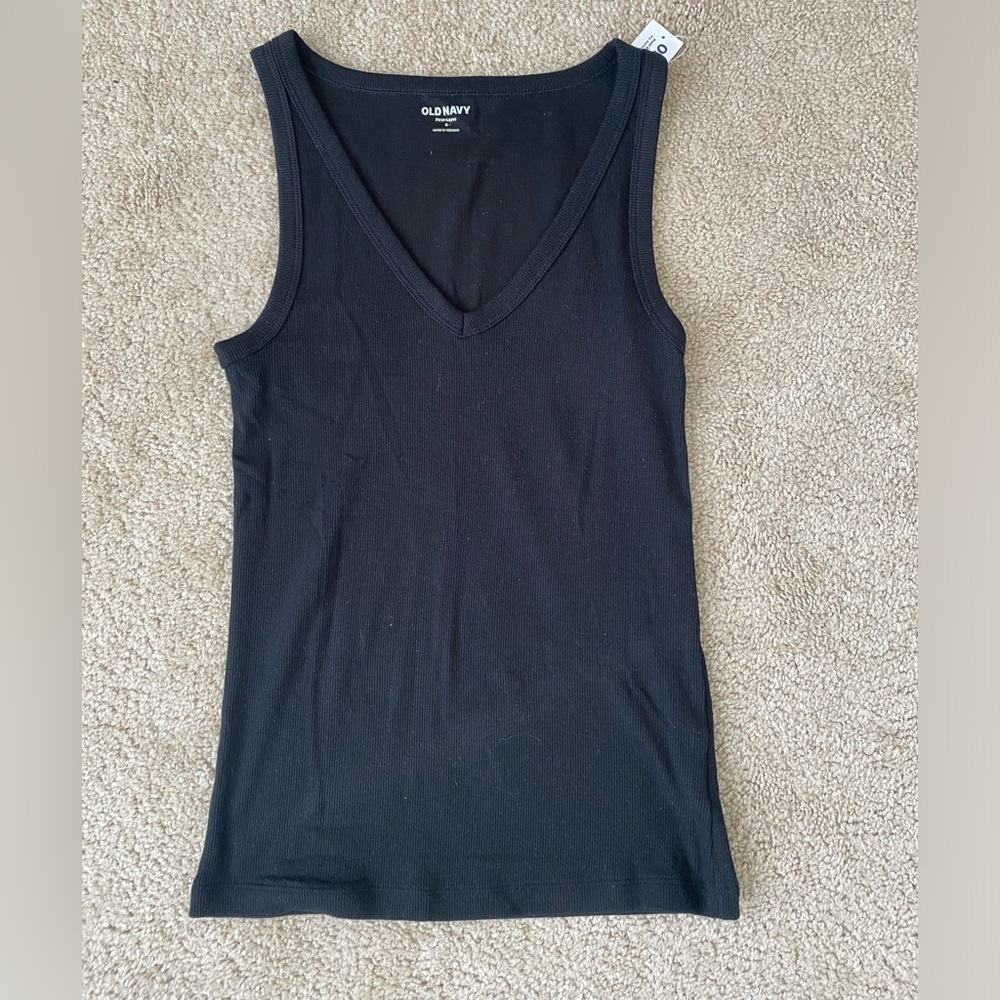 NWT black ribbed under shirt